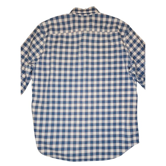 Bonobos Plaid Button Up Shirt Mens LG Blue Long Sleeve Cotton Preppy Casual - Picture 5 of 7